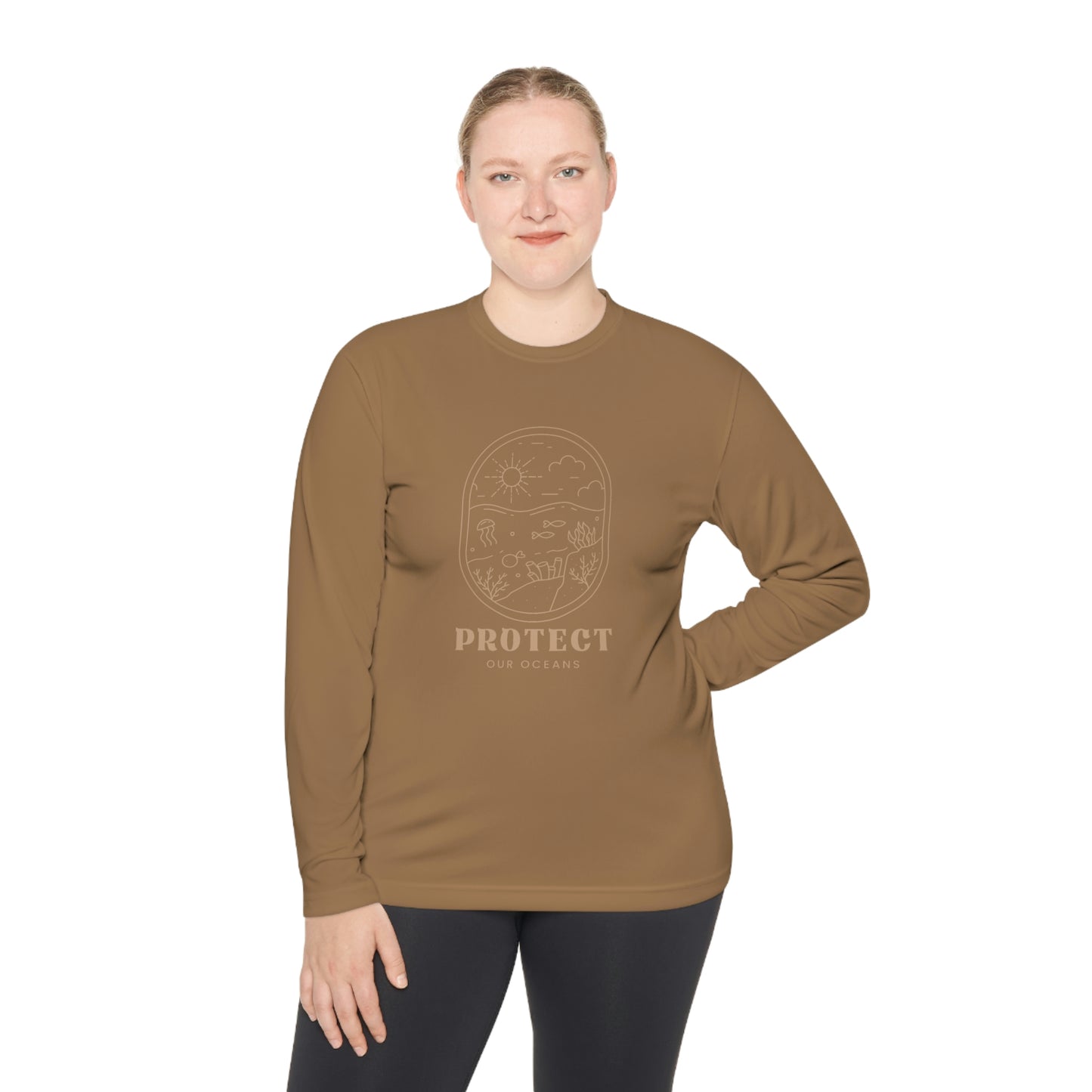Protect Our Oceans Unisex Lightweight Long Sleeve