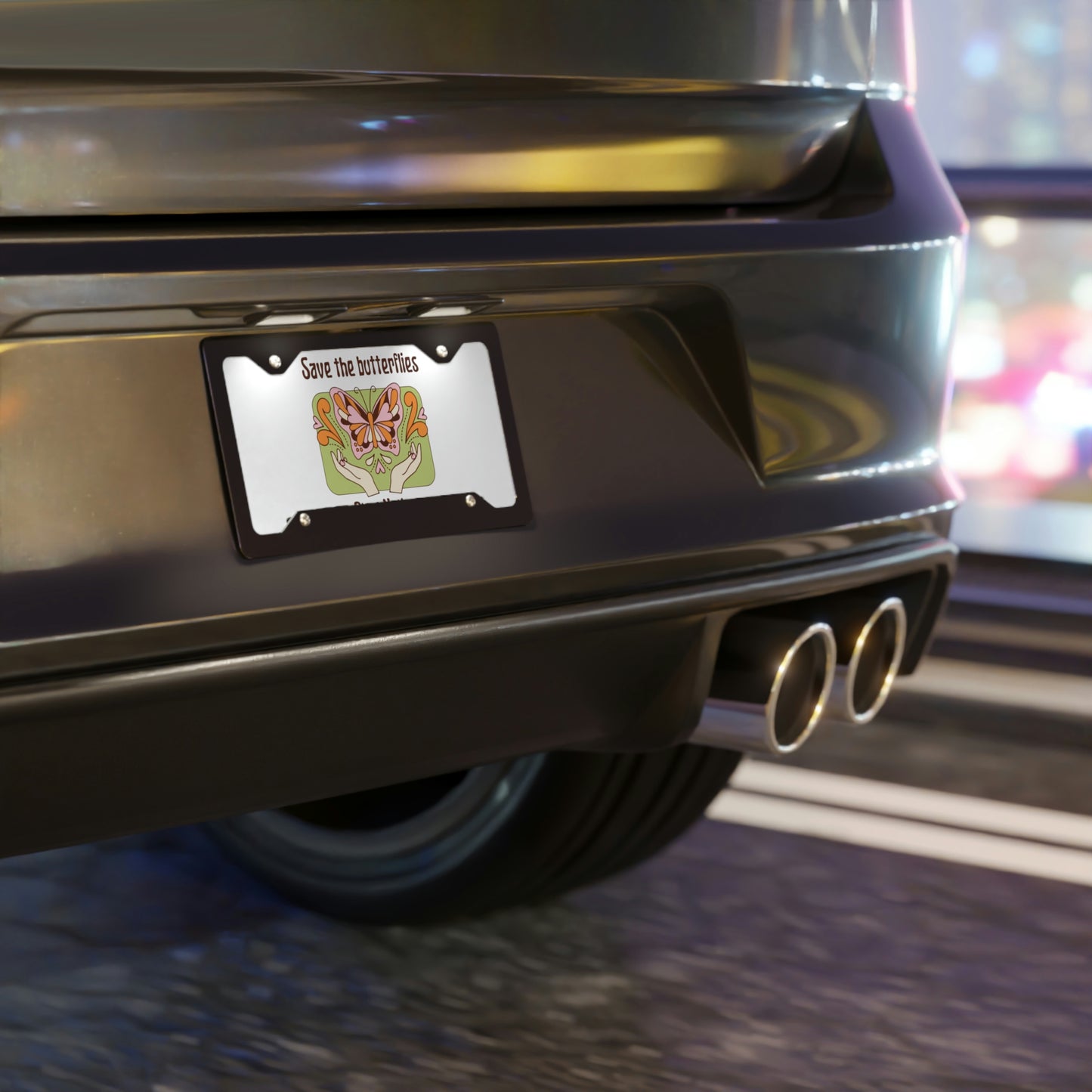 Plant Native Vanity Plate