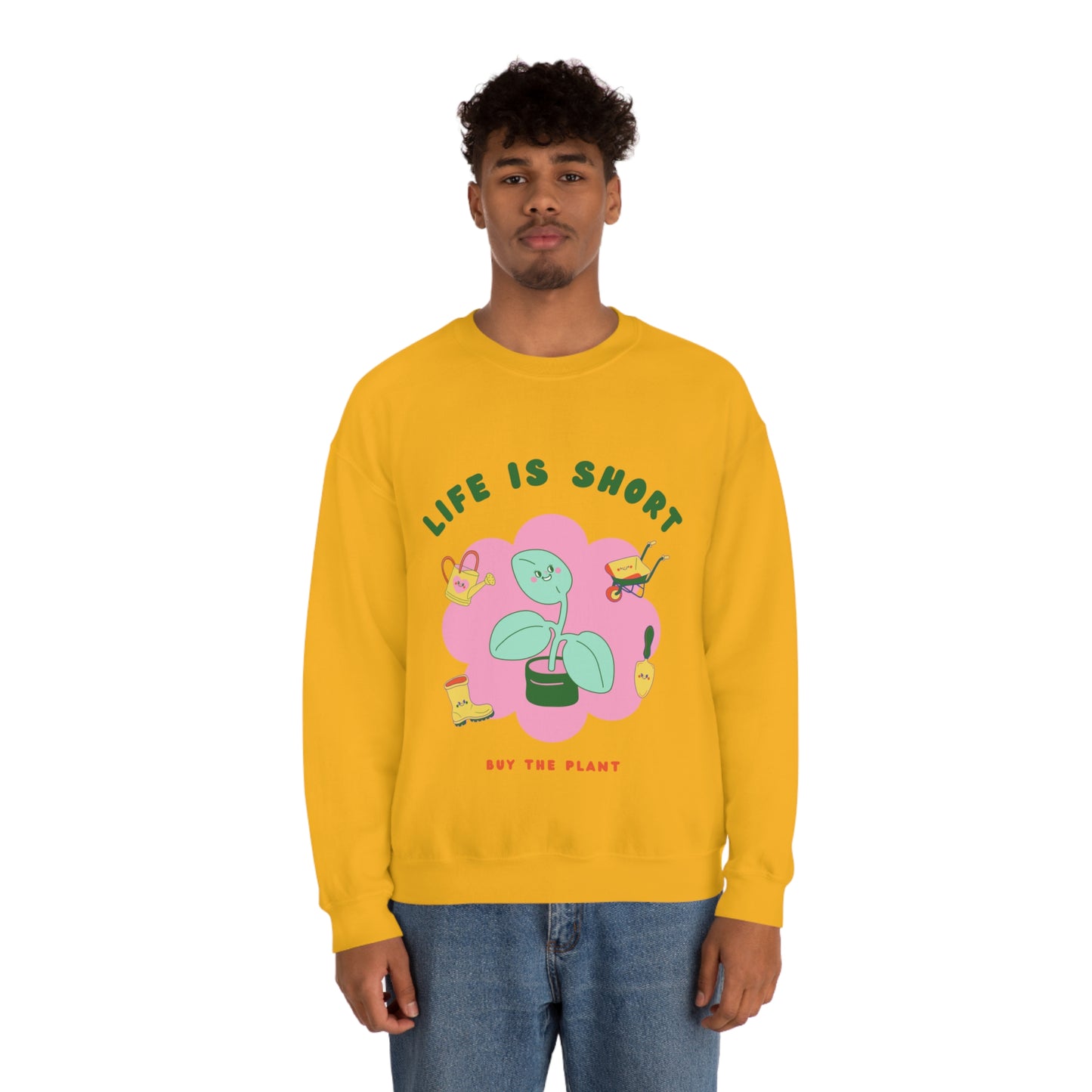 Life Is Short Unisex Crewneck