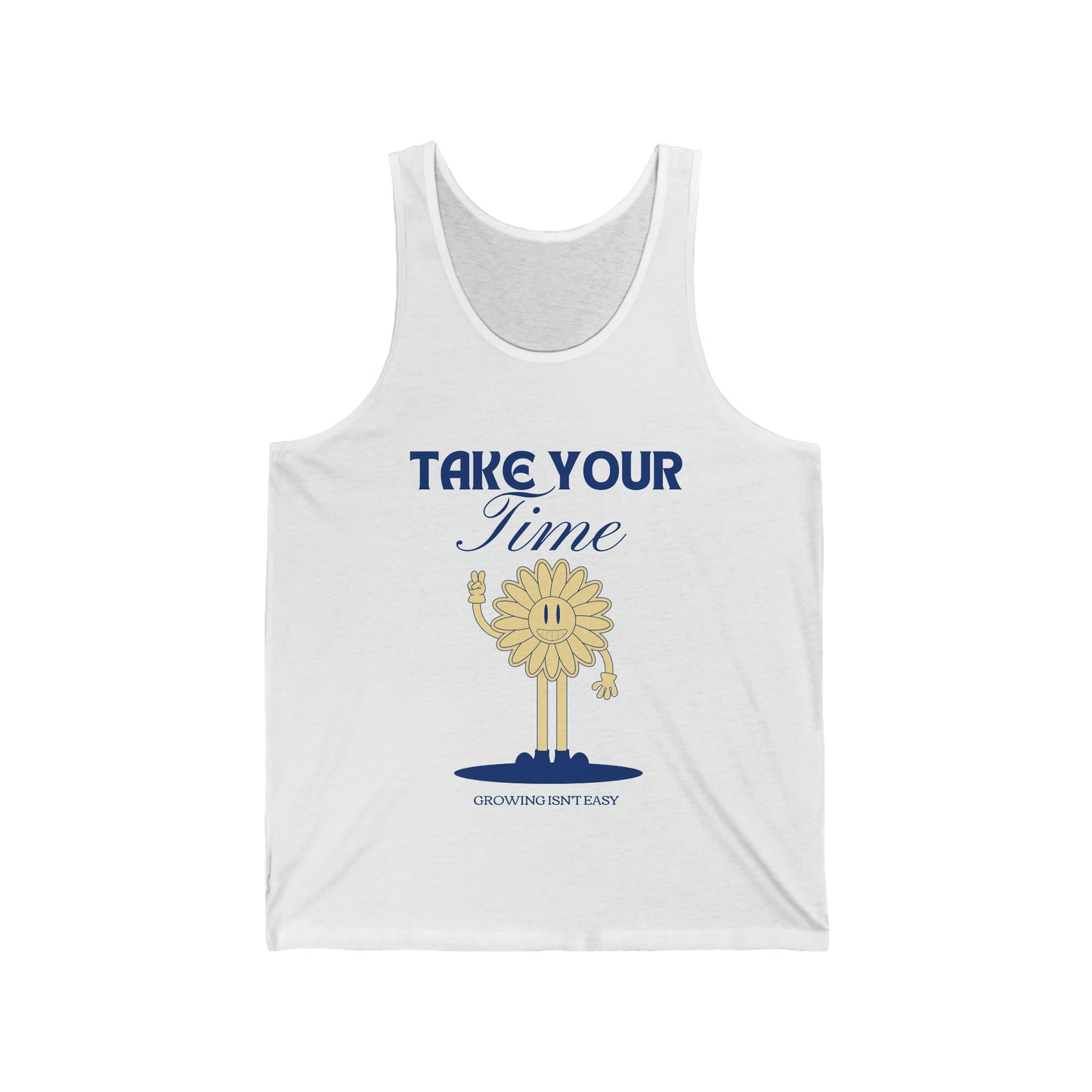 Growing Isn't Easy Unisex Jersey Tank