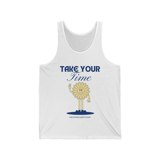 Growing Isn't Easy Unisex Jersey Tank