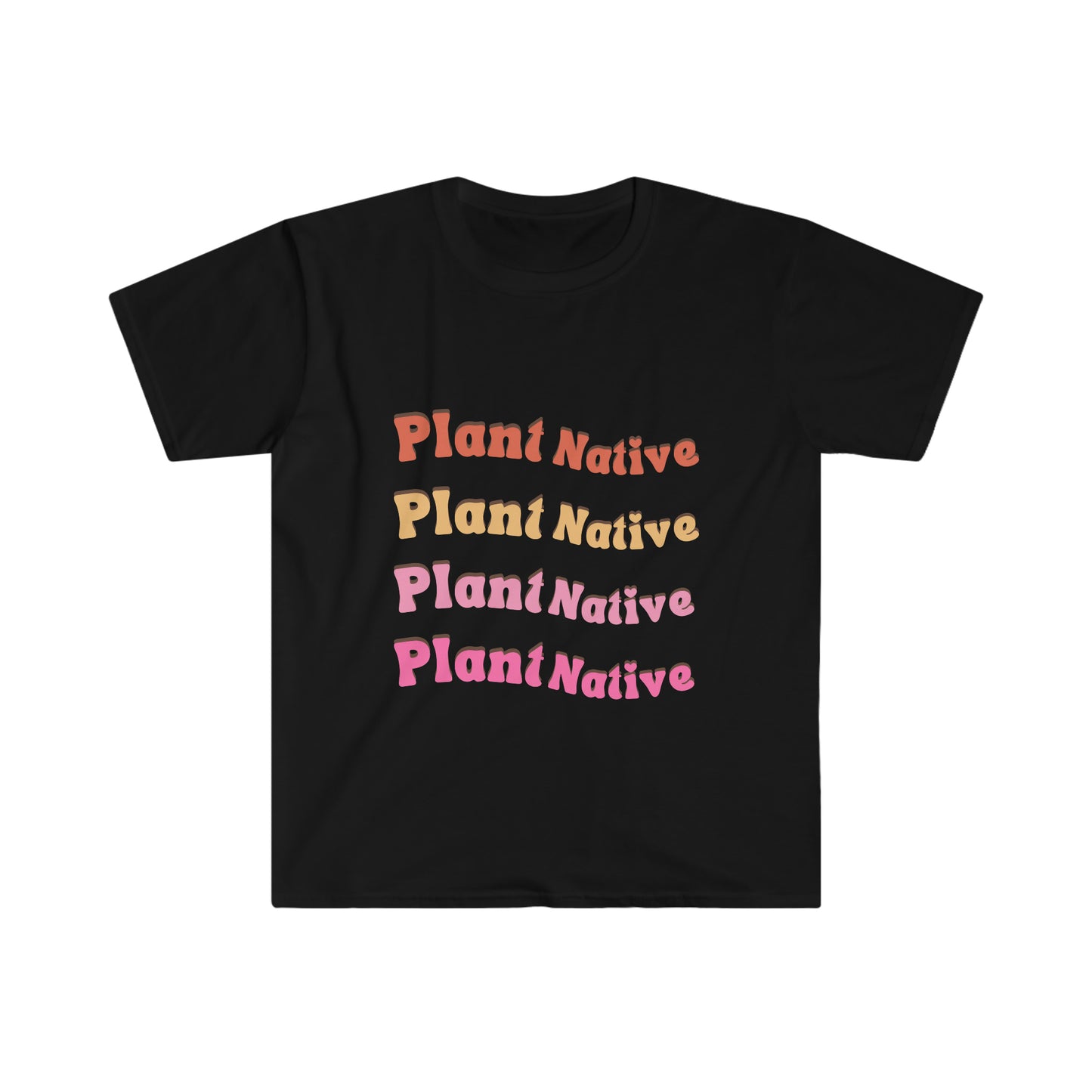 Plant Native Unisex Softstyle T-Shirt