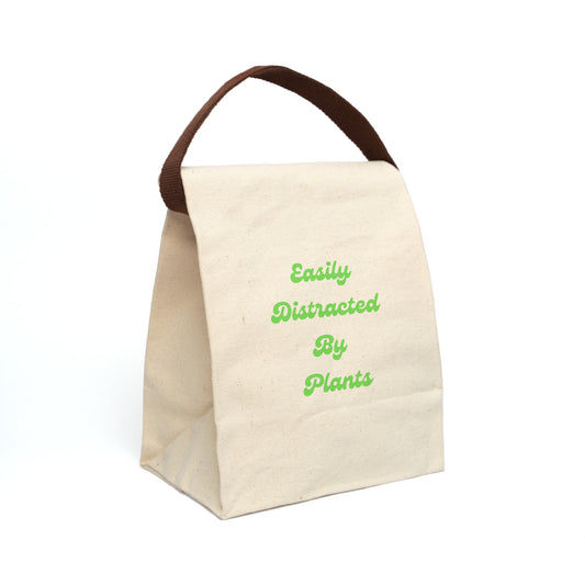 Distracted Canvas Lunch Bag