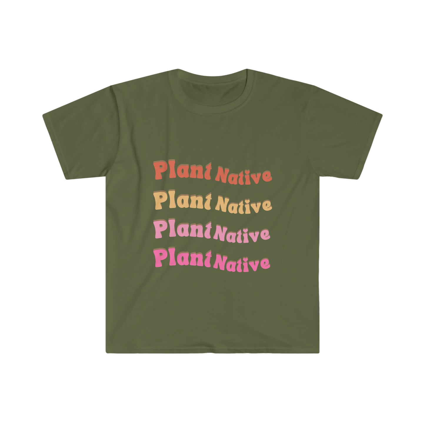 Plant Native Unisex Softstyle T-Shirt
