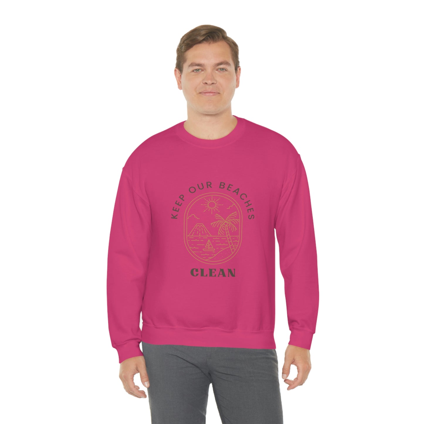 Clean Beaches Unisex Crewneck