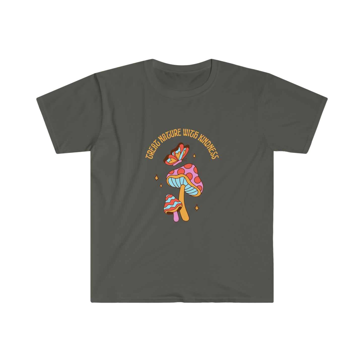 Treat Nature With Kindness Unisex Softstyle T-Shirt