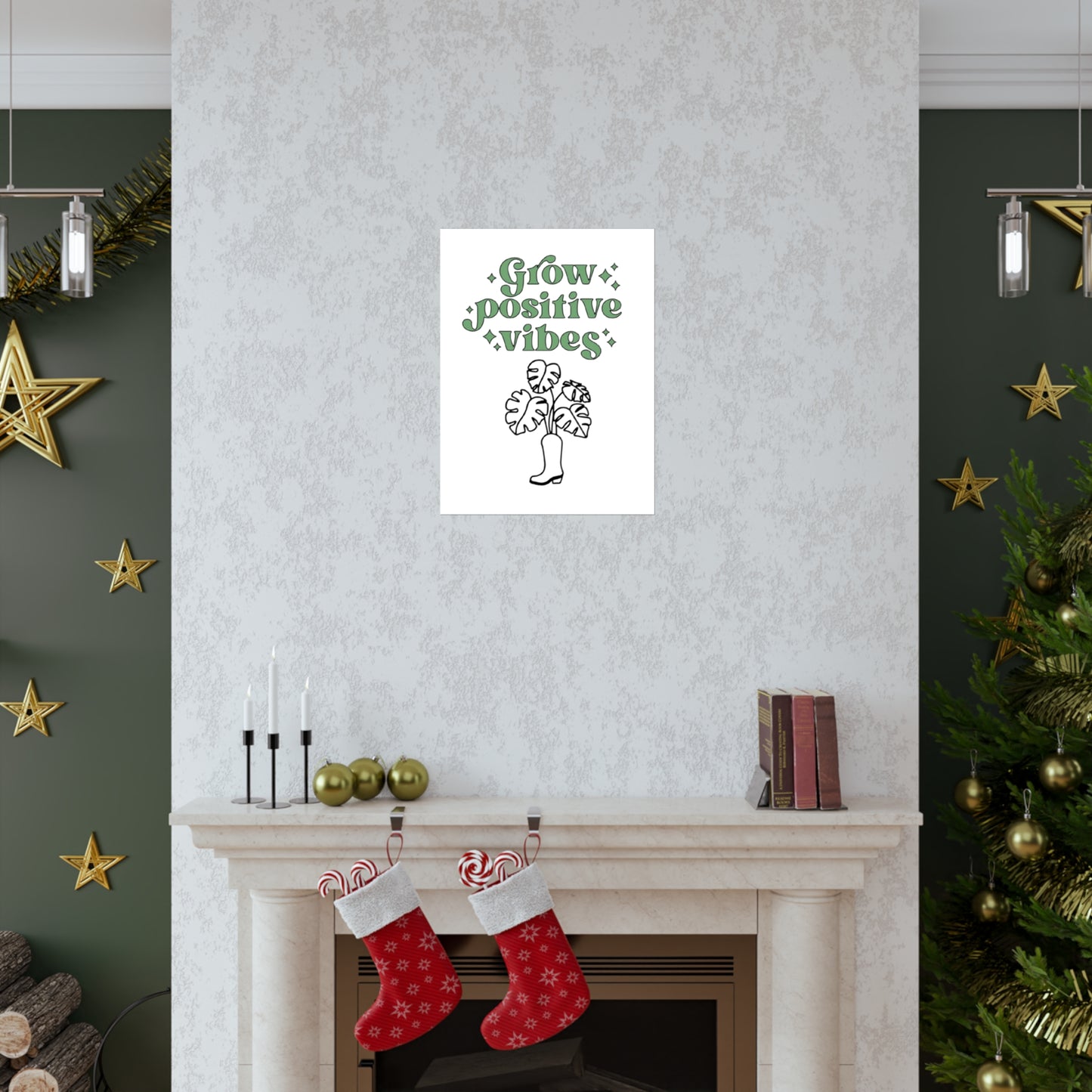 Grow Positive Matte Vertical Posters