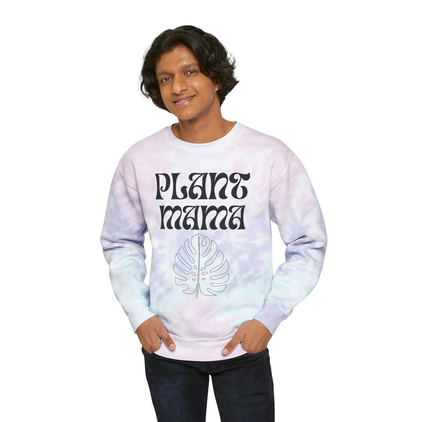 Plant Mama Unisex Tie-Dye Crewneck