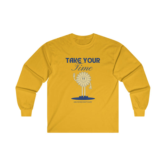 Growing Isn't Easy Cotton Long Sleeve
