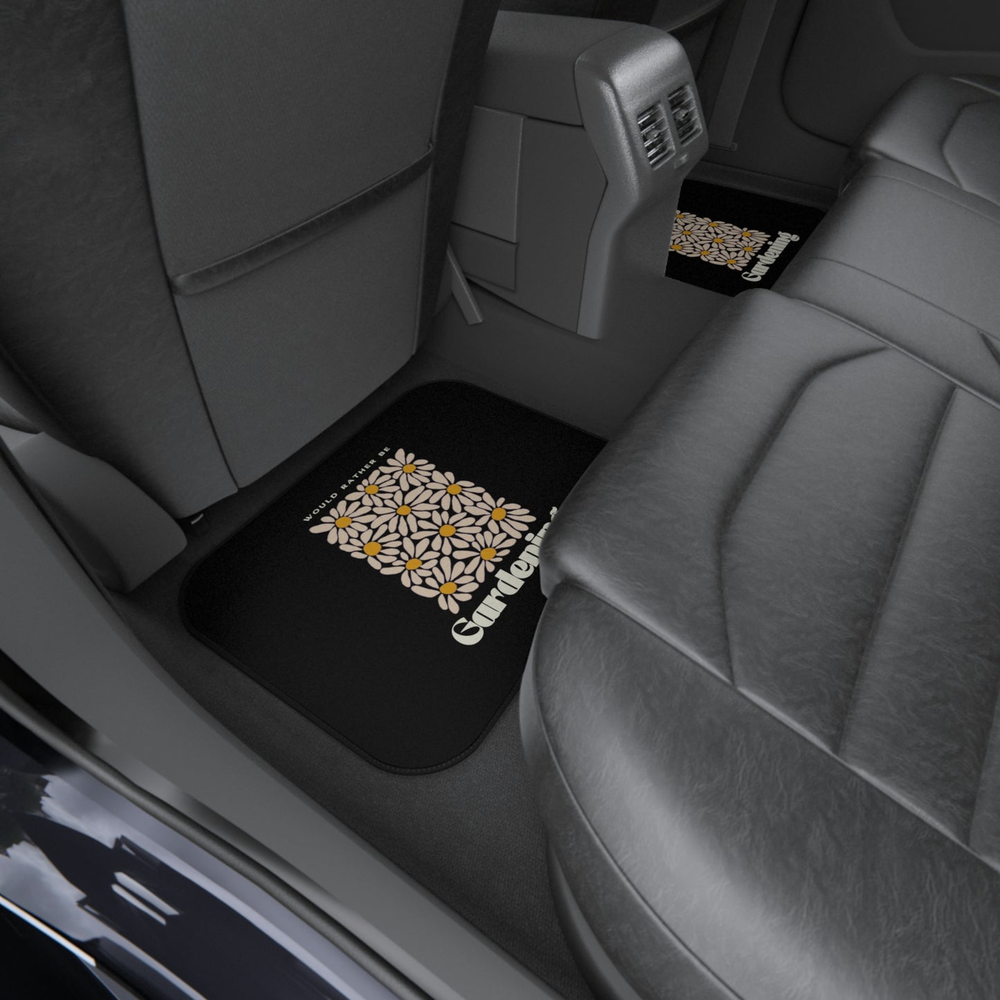 Would Rather Be Gardening Car Mats (2x Rear)
