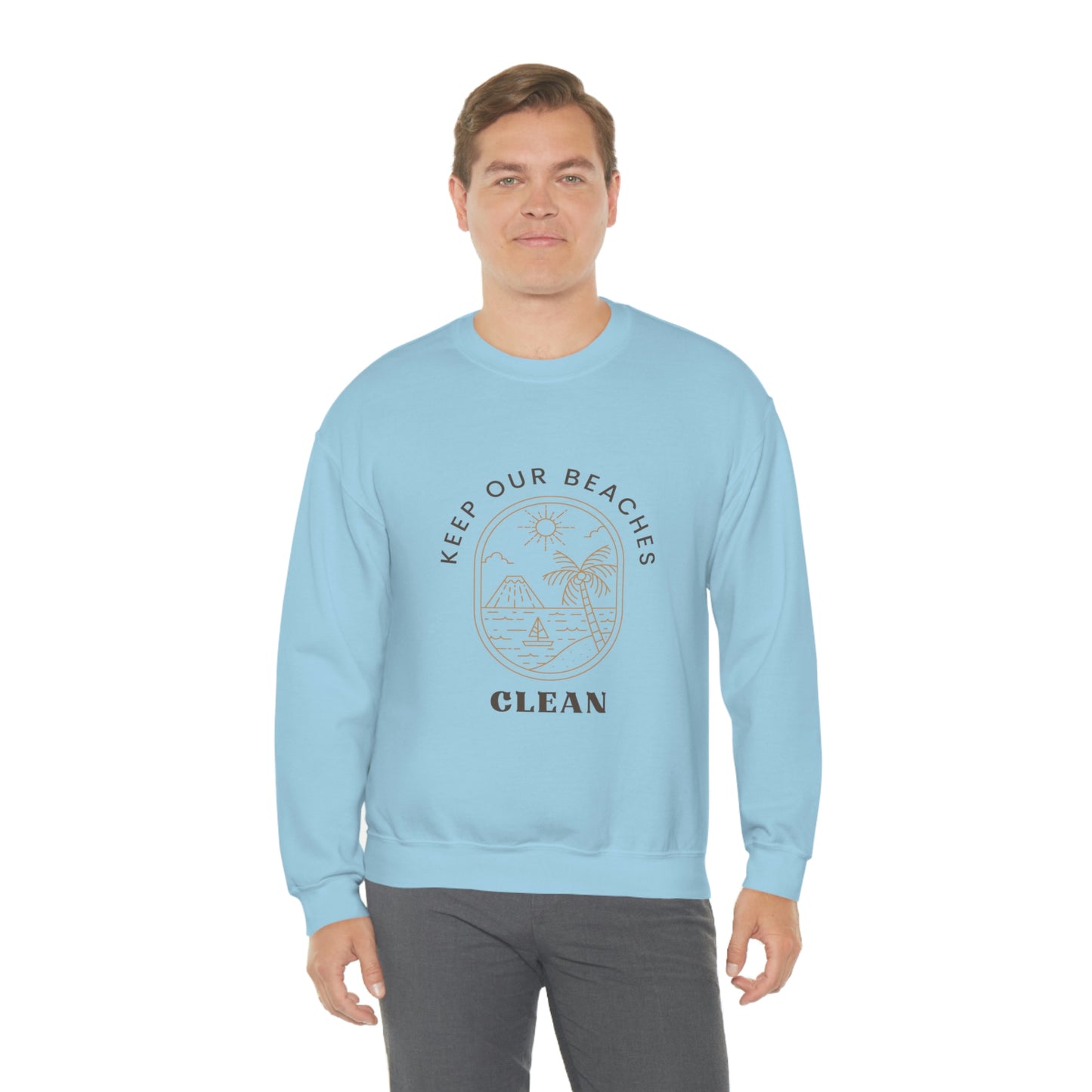 Clean Beaches Unisex Crewneck