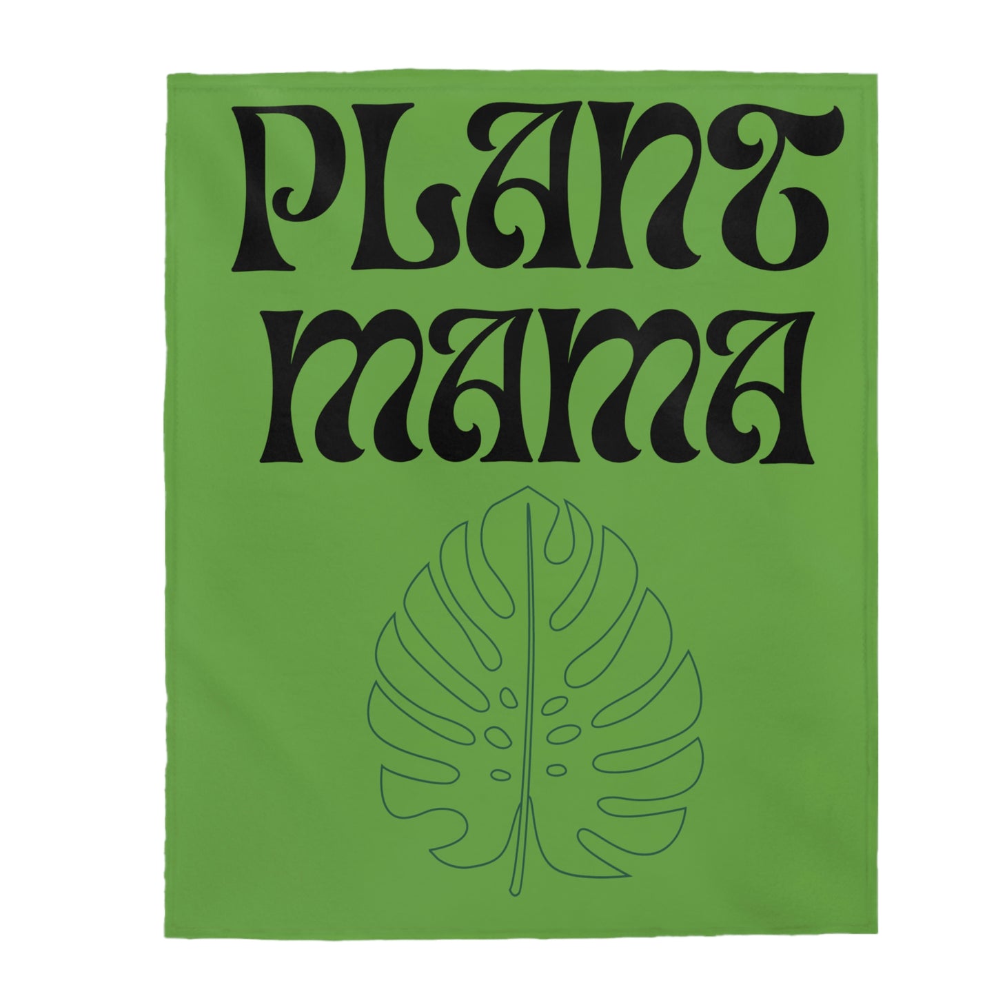 Plant Mama Velveteen Plush Blanket