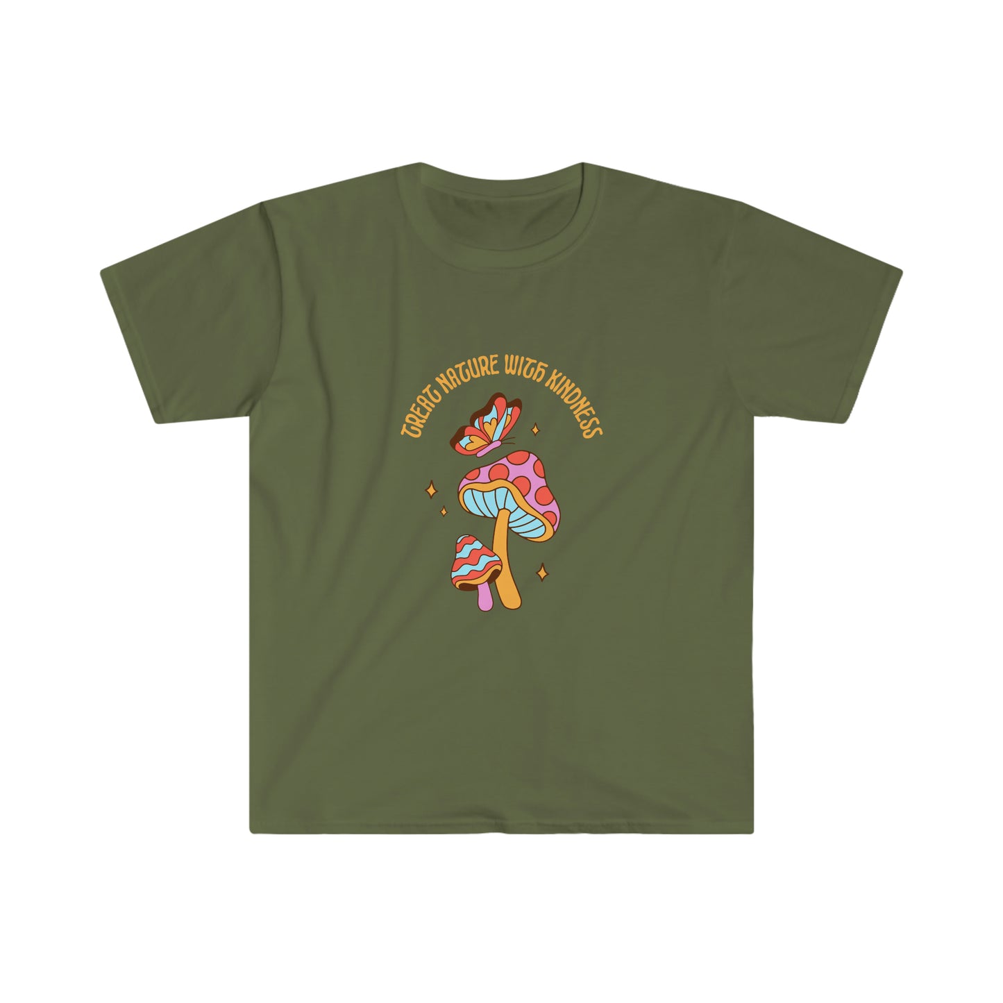 Treat Nature With Kindness Unisex Softstyle T-Shirt