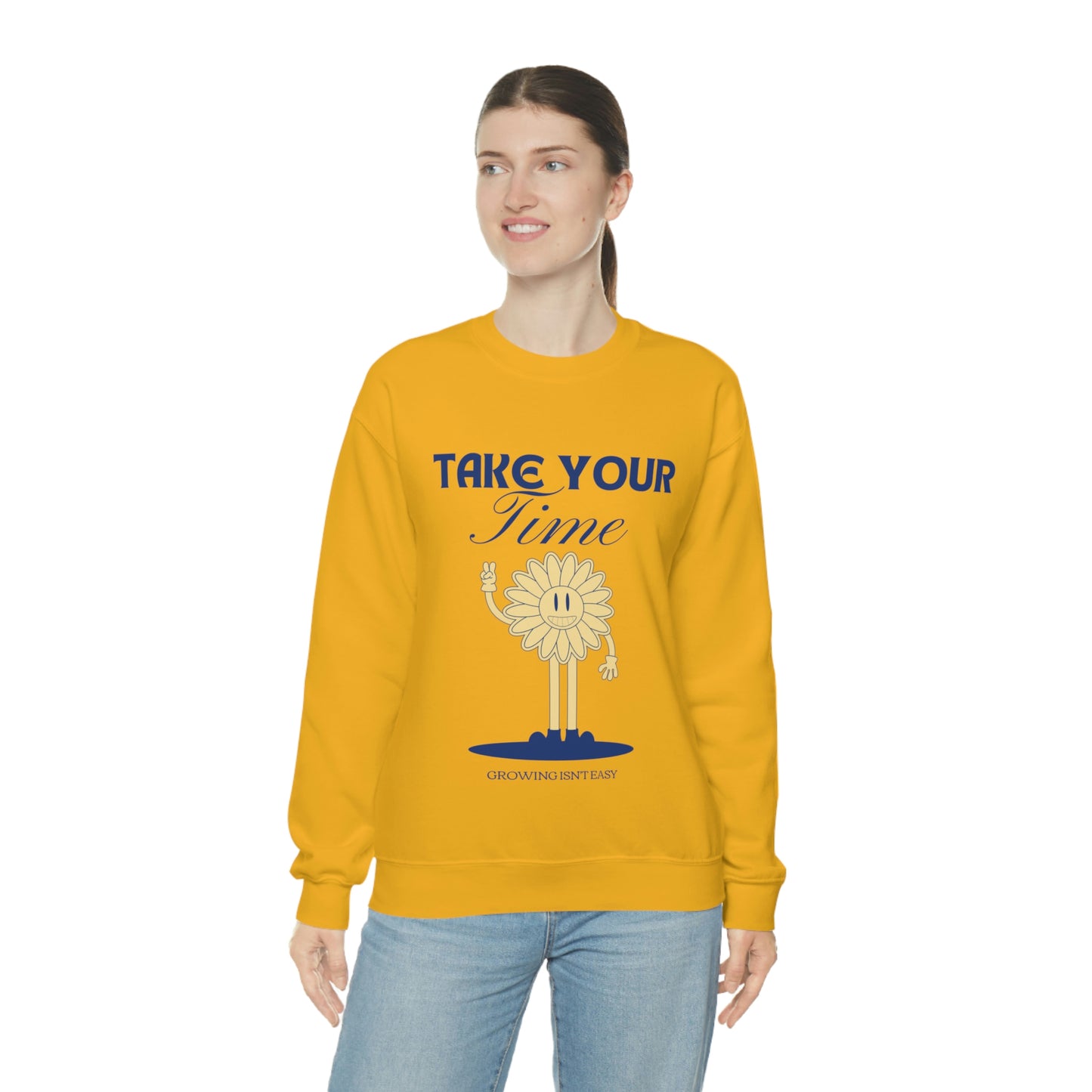 Growing Isn't Easy Unisex Crewneck