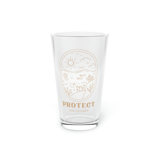 Protect Our Oceans Pint Glass