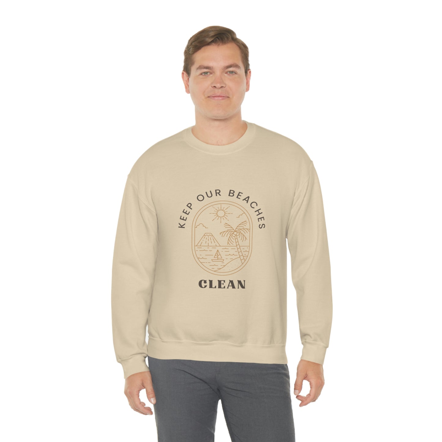Clean Beaches Unisex Crewneck