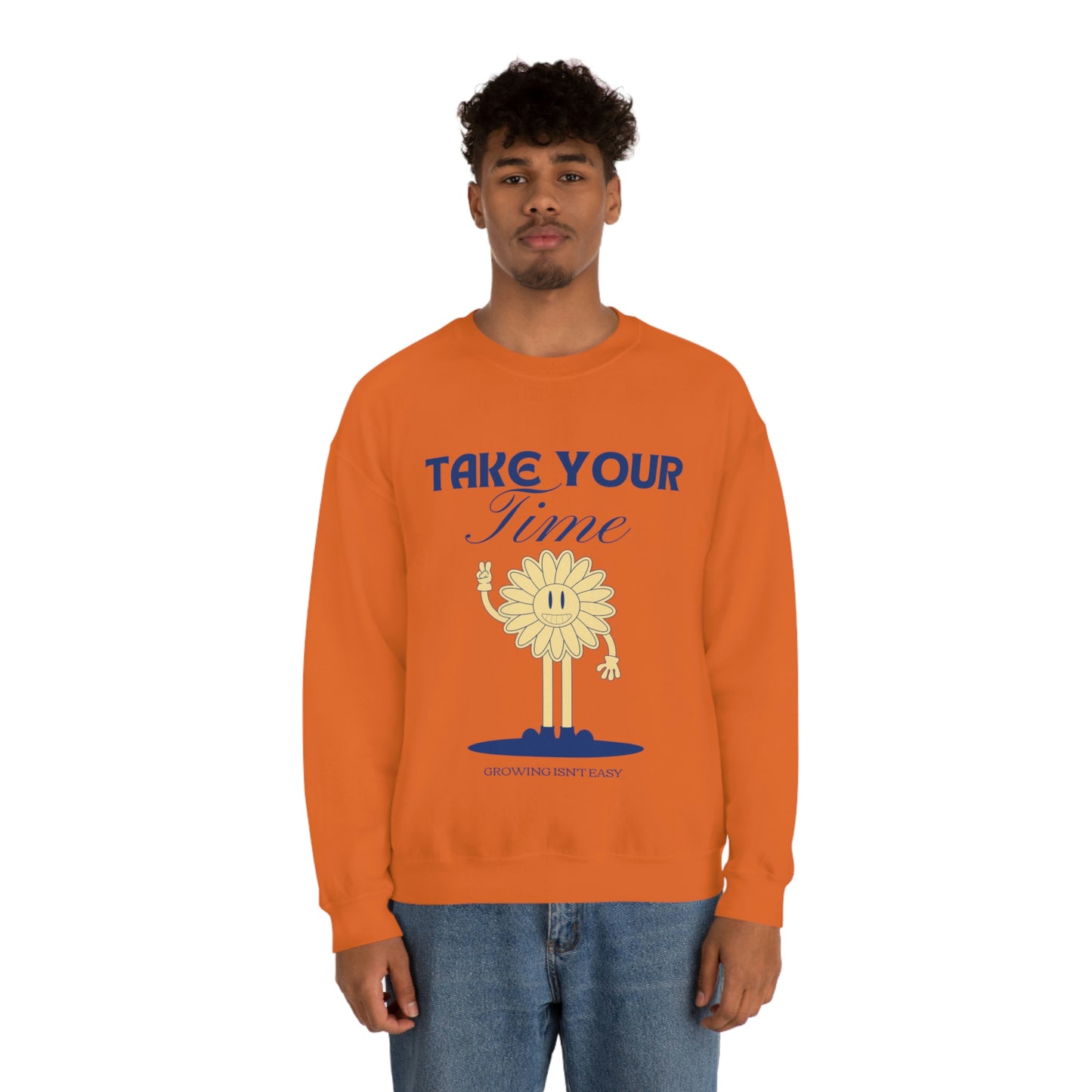 Growing Isn't Easy Unisex Crewneck