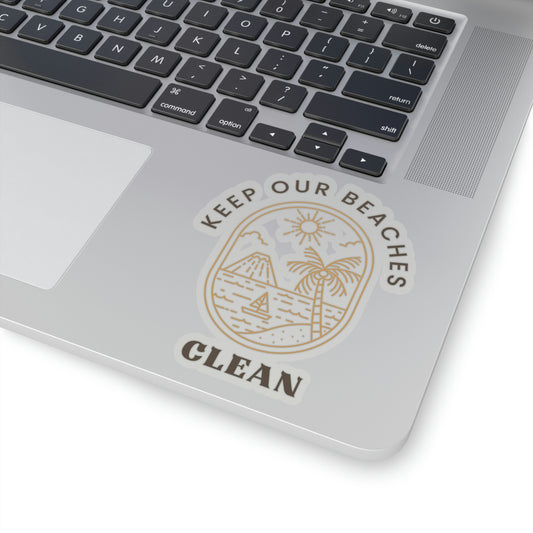 Clean Beaches Stickers