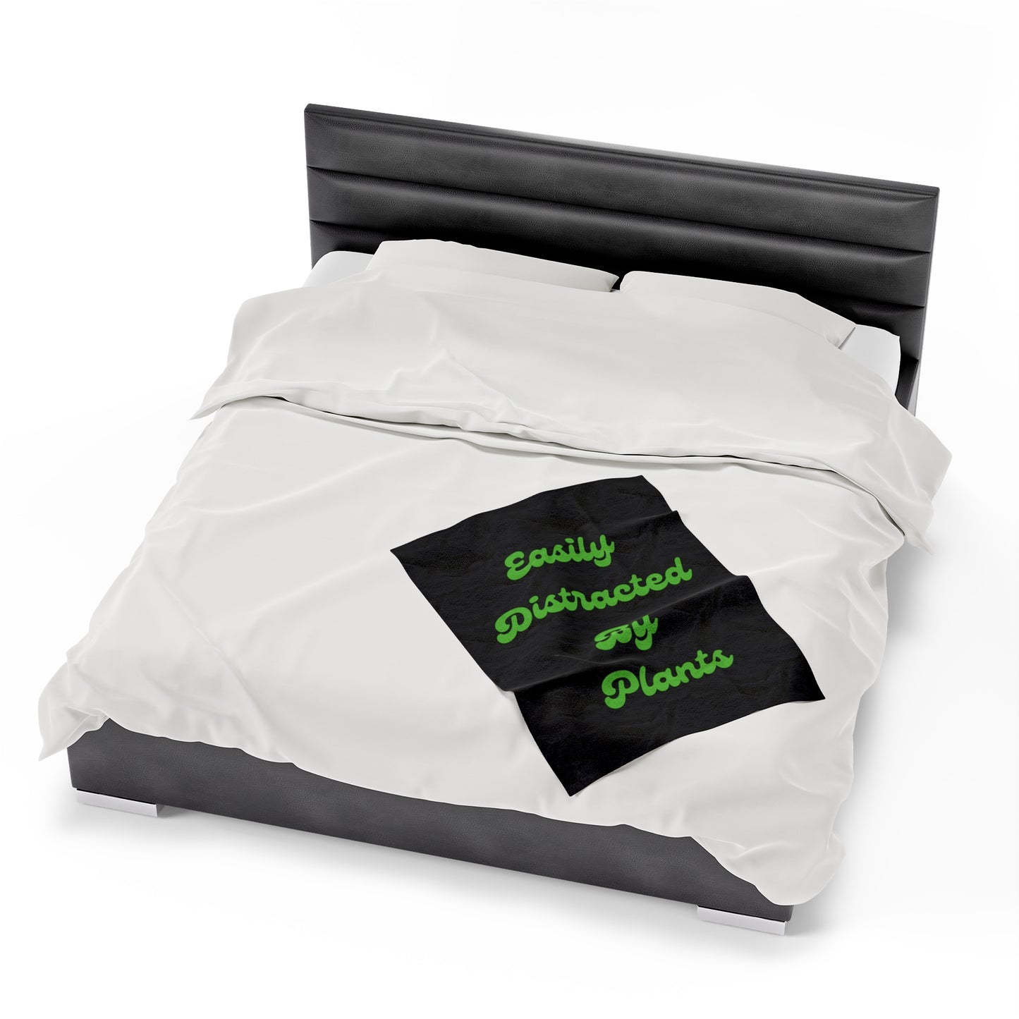 Distracted Velveteen Plush Blanket