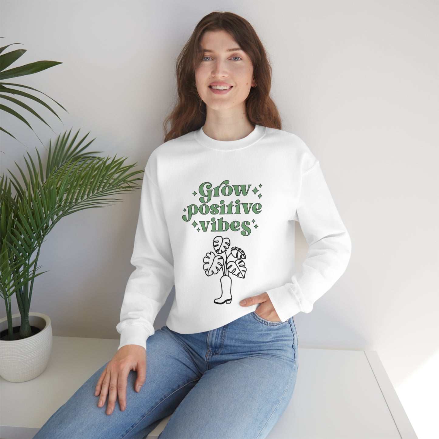 Grow Positive Unisex Crewneck