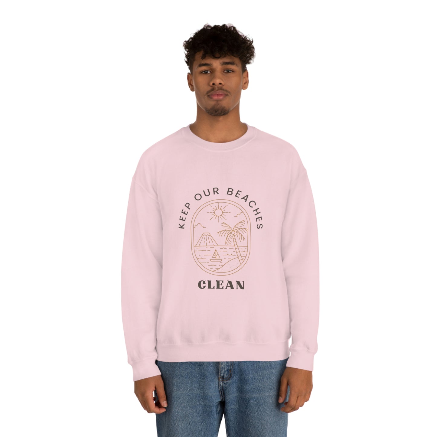 Clean Beaches Unisex Crewneck