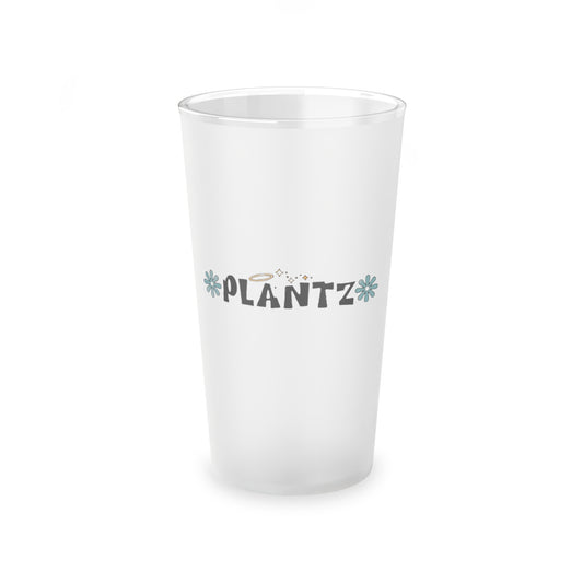 Plantz Frosted Pint Glass