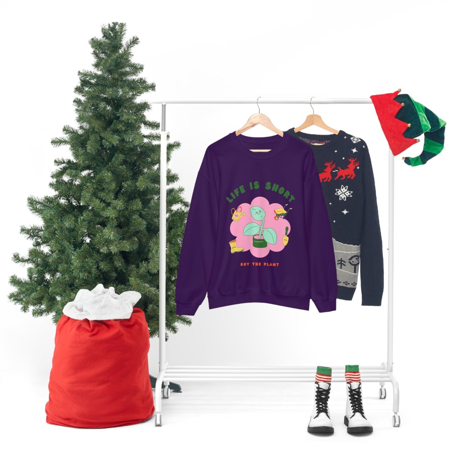 Life Is Short Unisex Crewneck