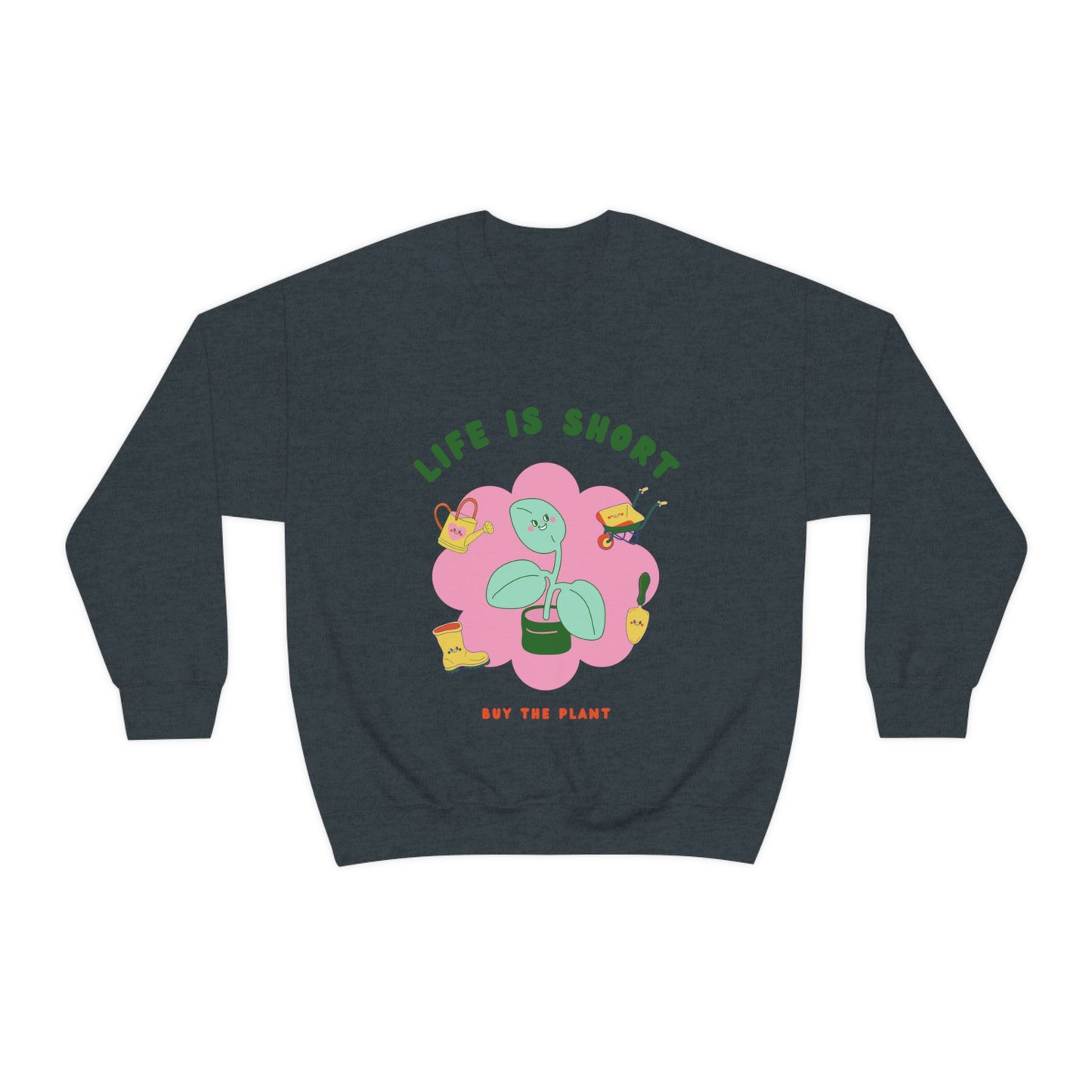 Life Is Short Unisex Crewneck