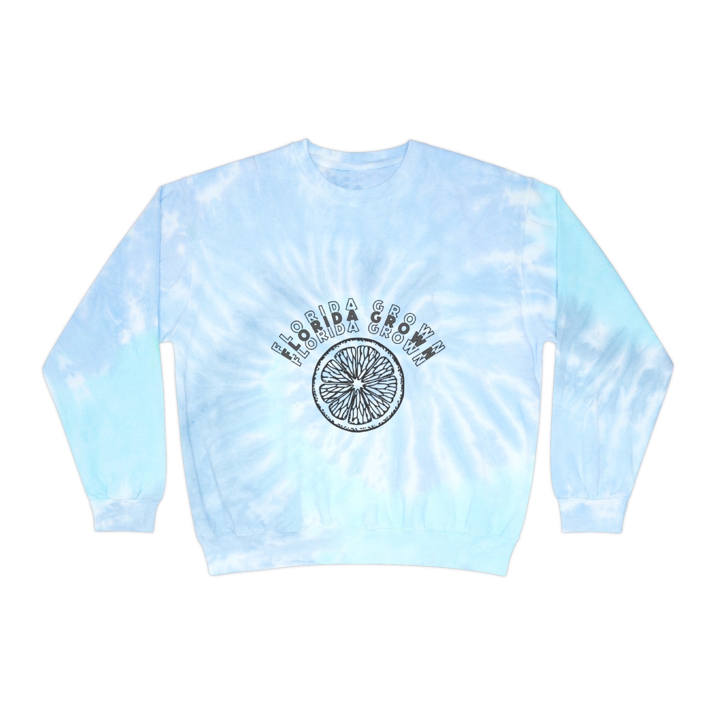 Florida Grown Unisex Tie-Dye Crewneck