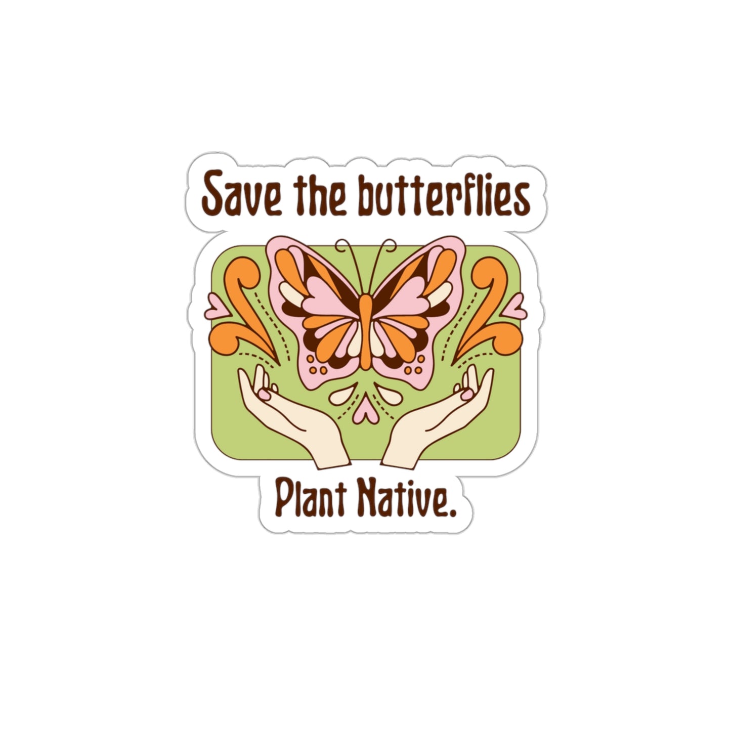 Plant Native Stickers