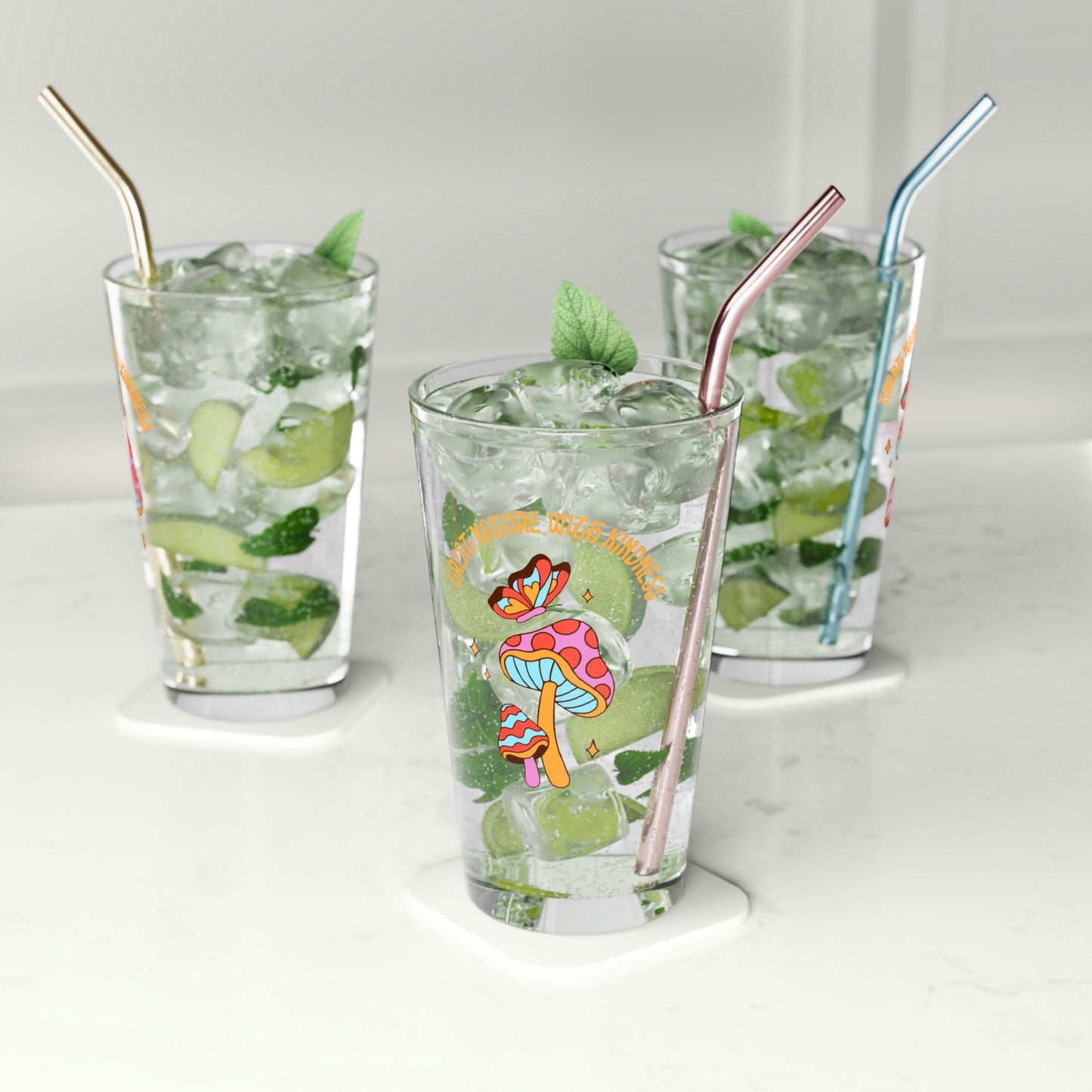 Treat Nature With Kindness Pint Glass