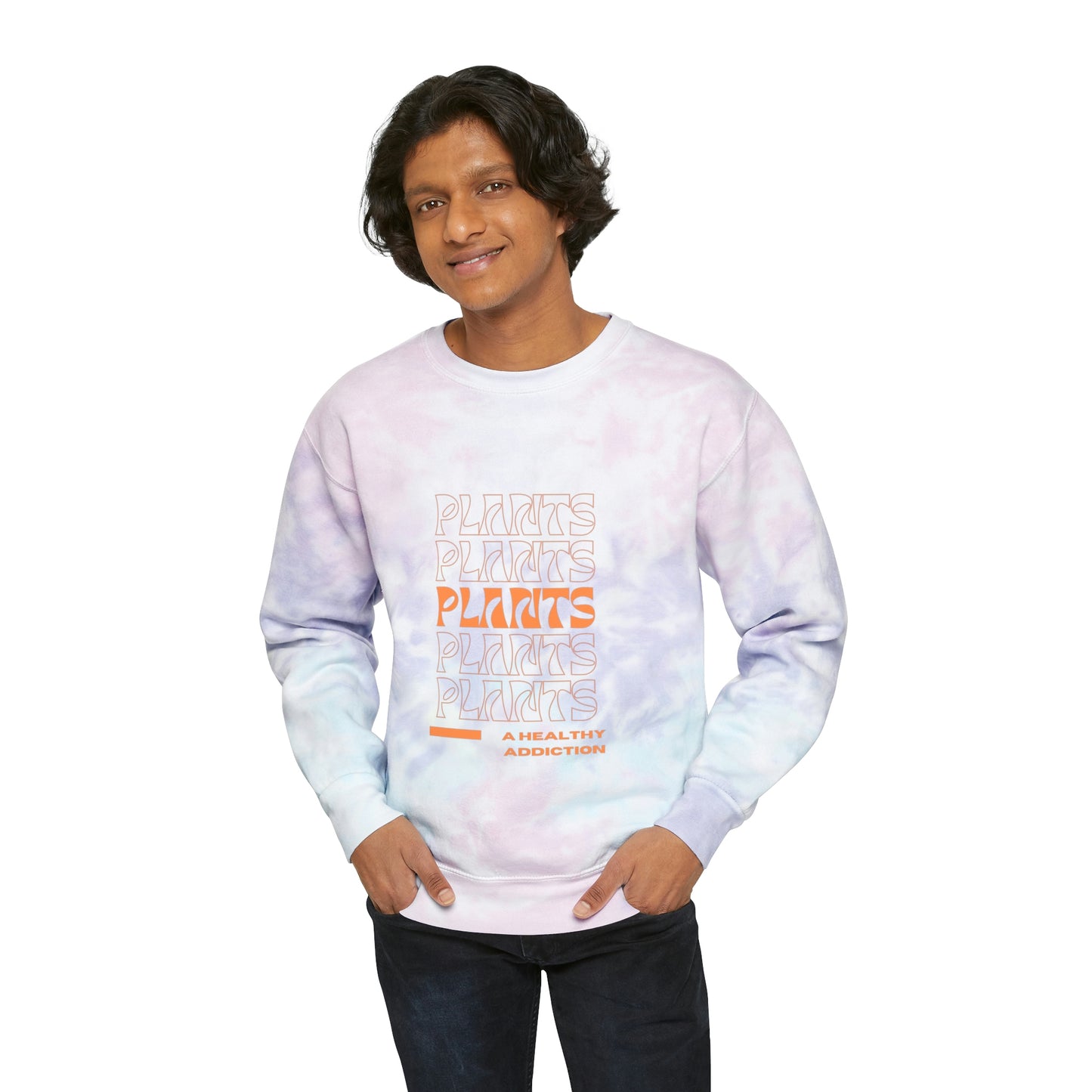 A Healthy Addiction Unisex Tie-Dye Crewneck