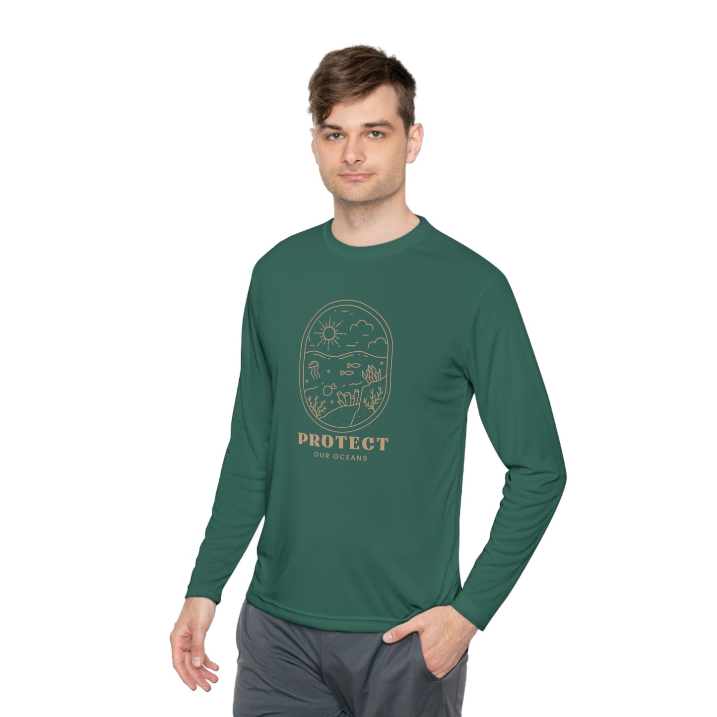 Protect Our Oceans Unisex Lightweight Long Sleeve