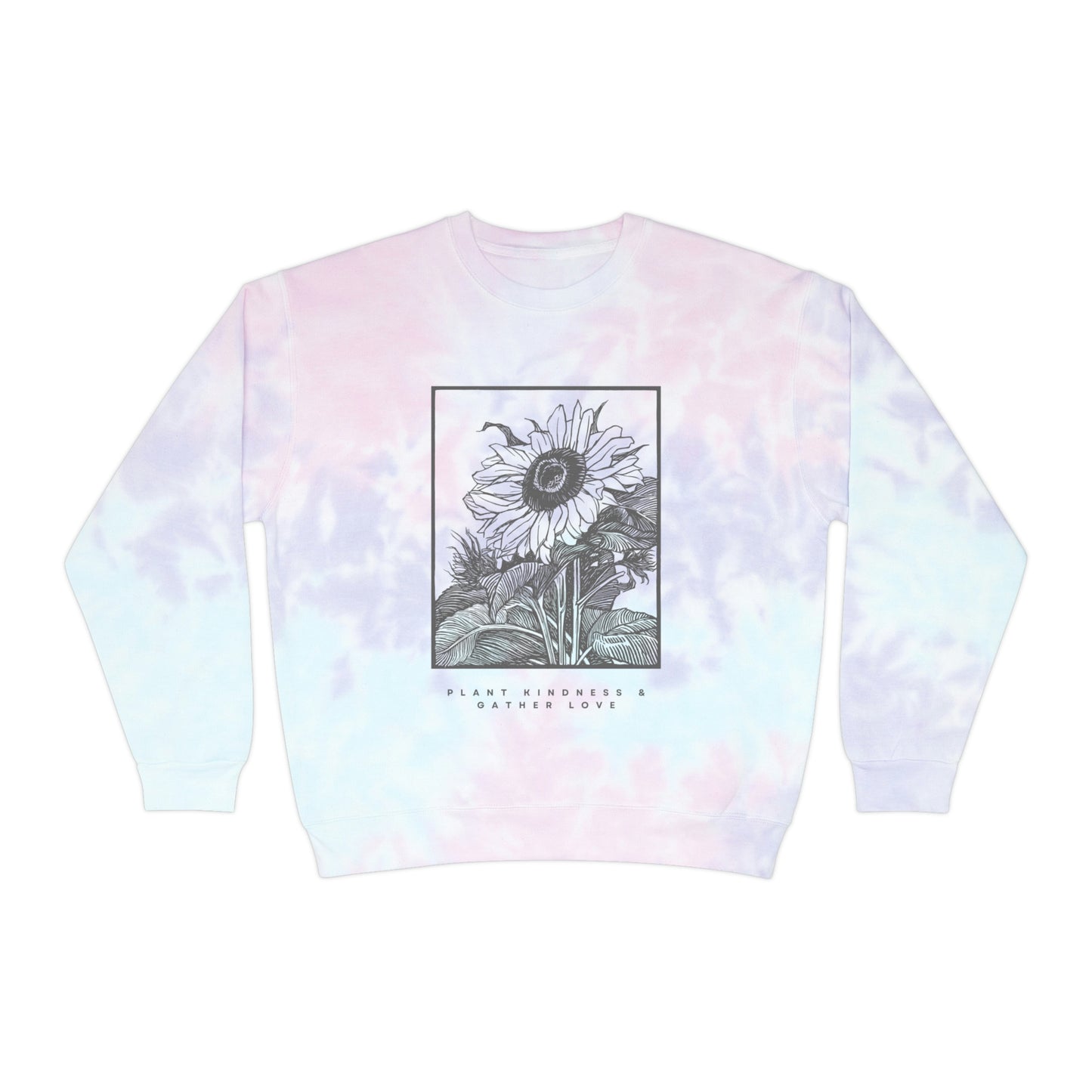 Plant Kindness Unisex Tie-Dye Crewneck