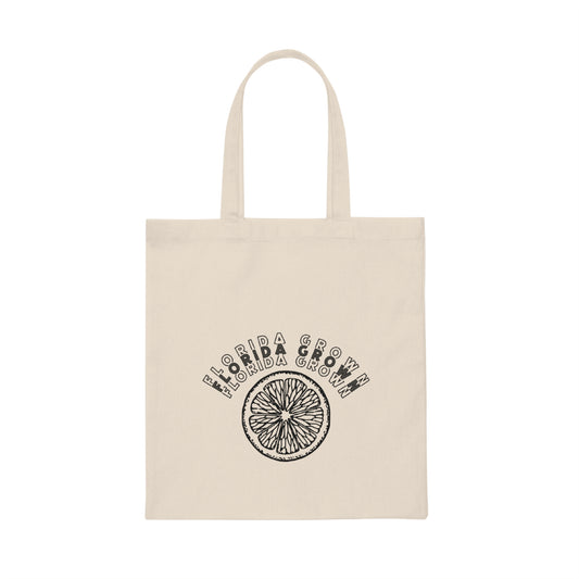 Florida Grown Canvas Tote Bag