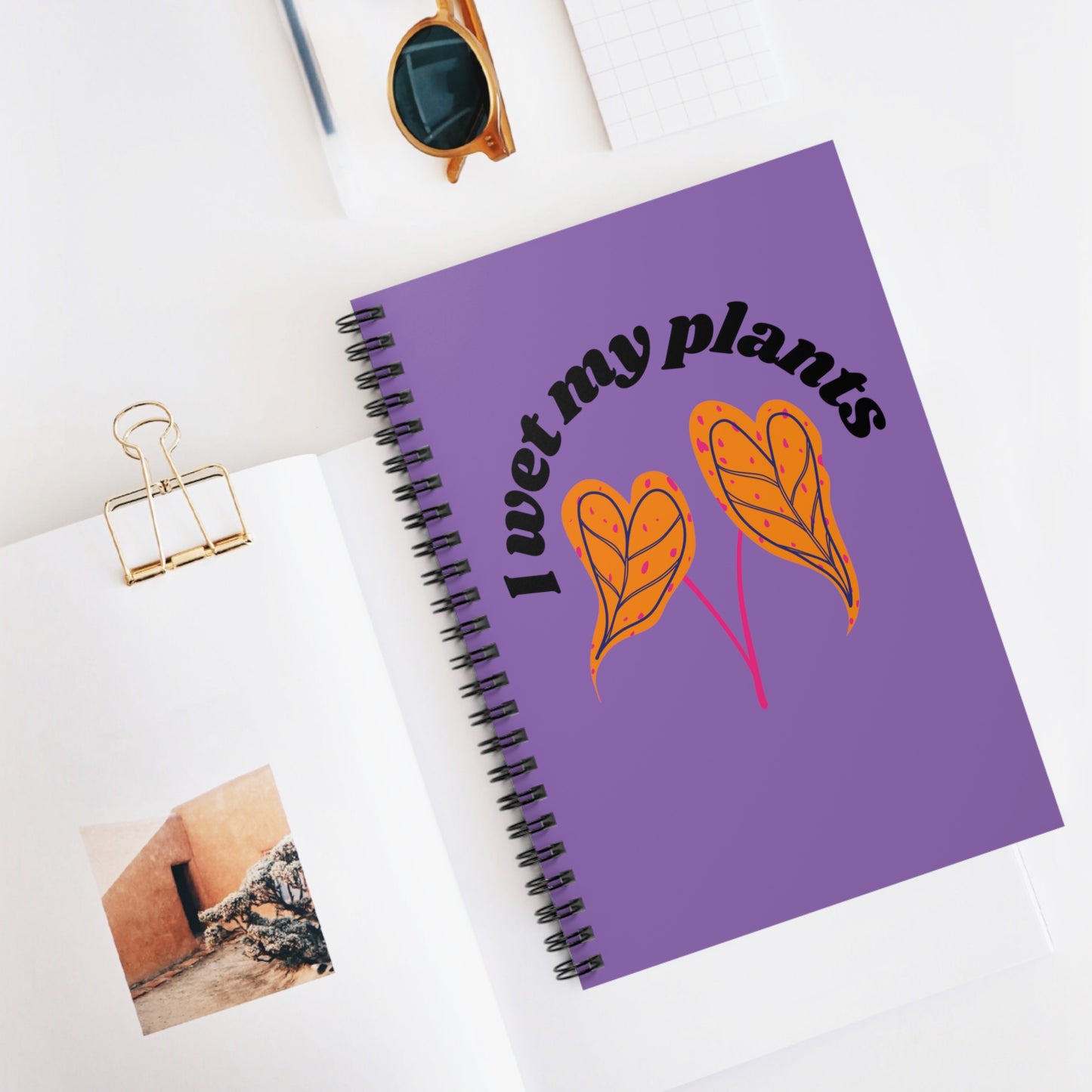 I Wet My Plants Spiral Notebook