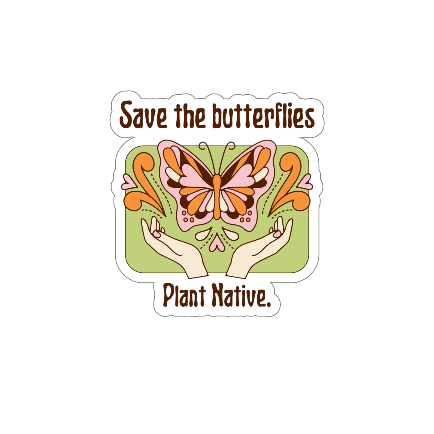 Plant Native Stickers