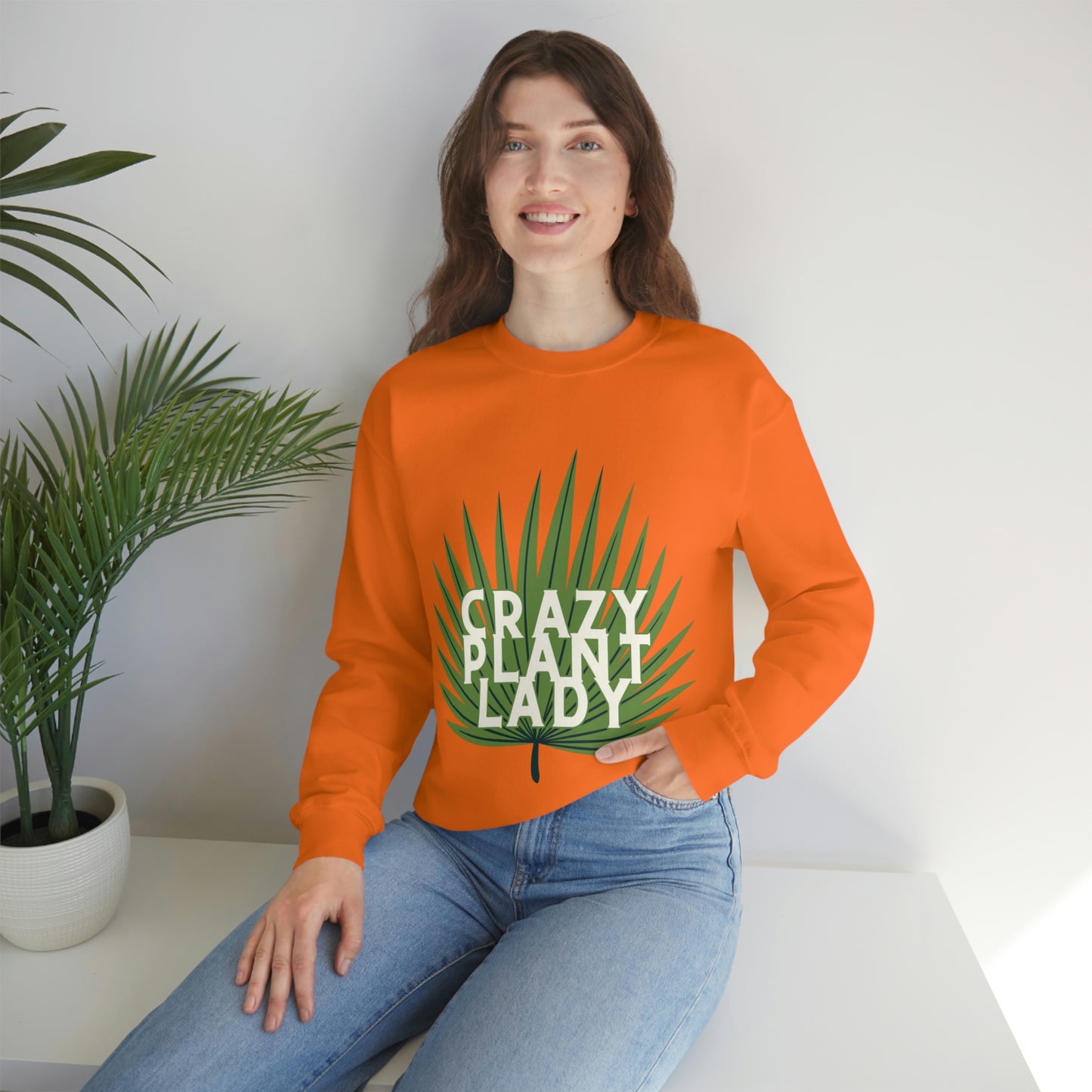 Crazy Plant Lady Unisex Crewneck