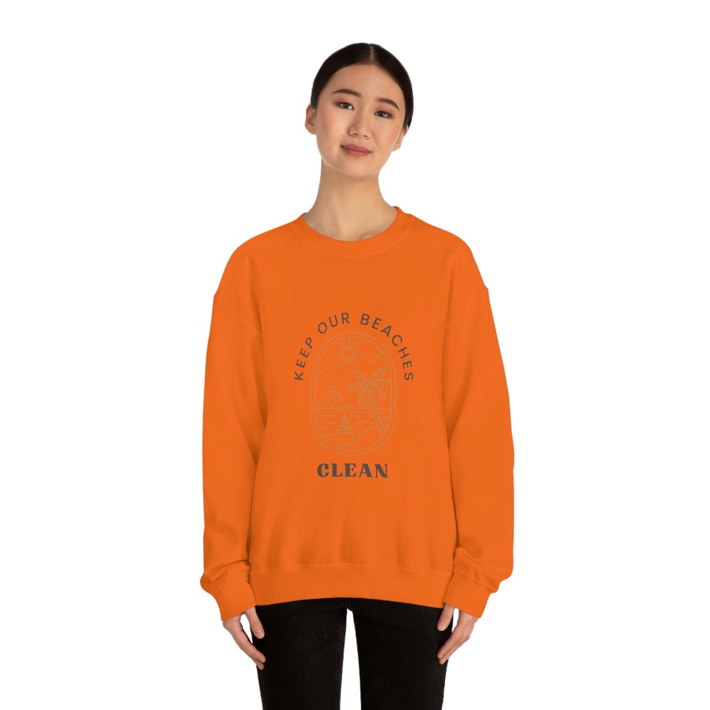 Clean Beaches Unisex Crewneck