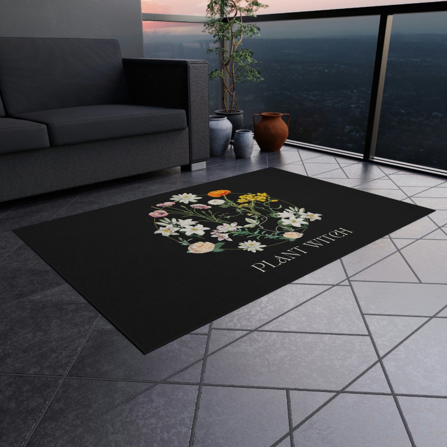Plant Witch Outdoor Rug