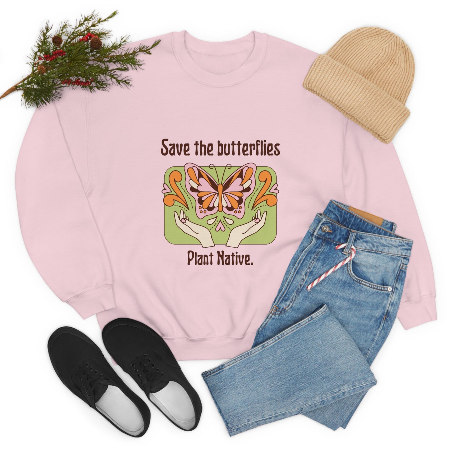 Plant Native Unisex Crewneck
