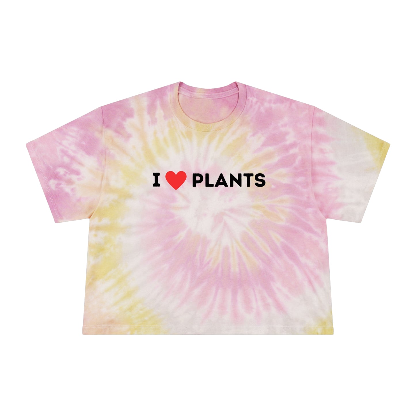 Love Plants Tie-Dye Crop Tee