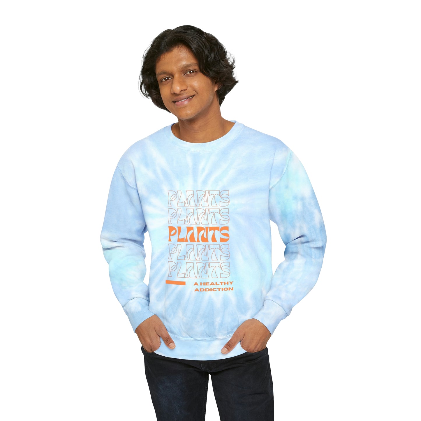 A Healthy Addiction Unisex Tie-Dye Crewneck