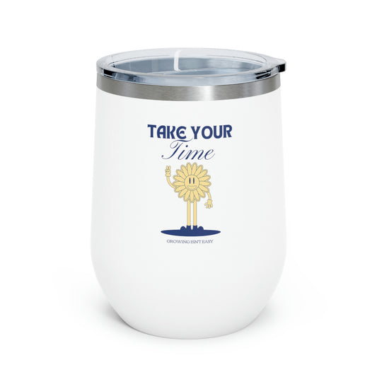 Growing Isn't Easy Insulated Wine Tumbler