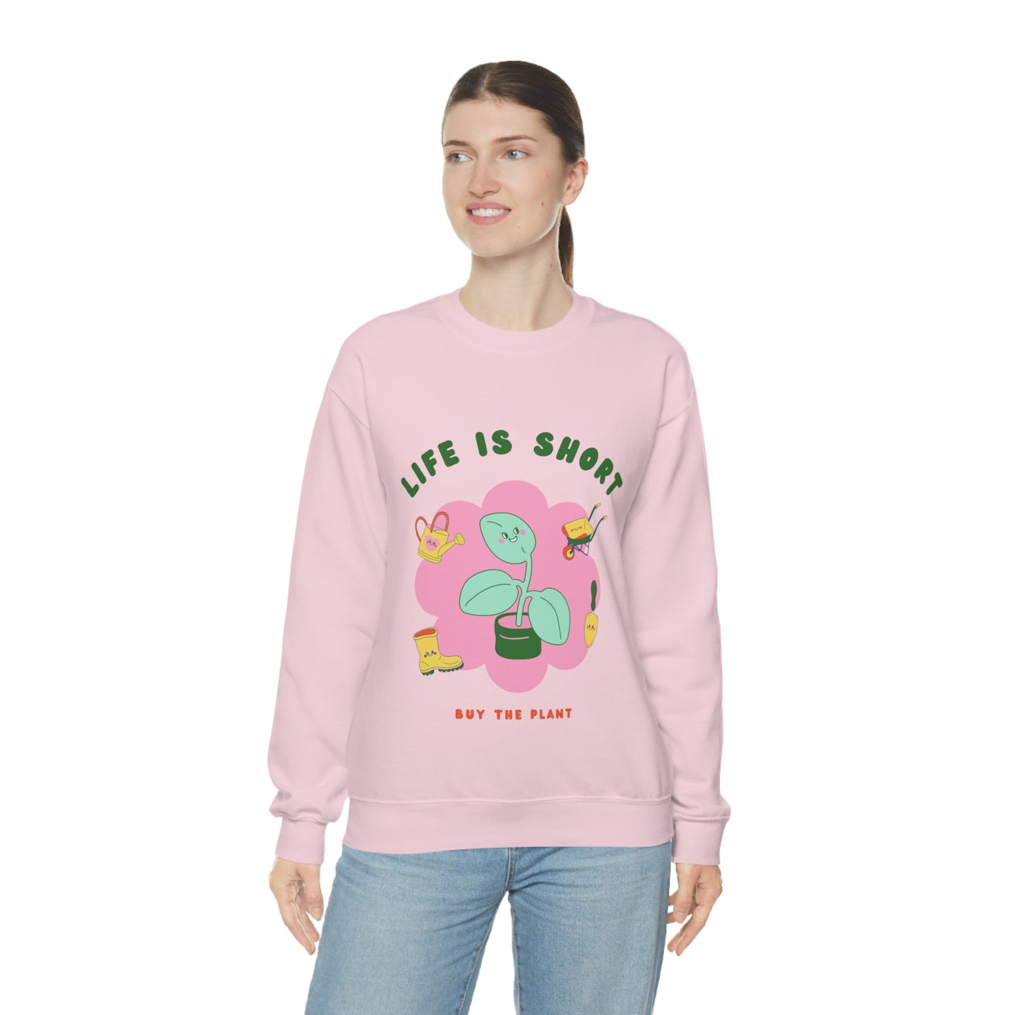 Life Is Short Unisex Crewneck