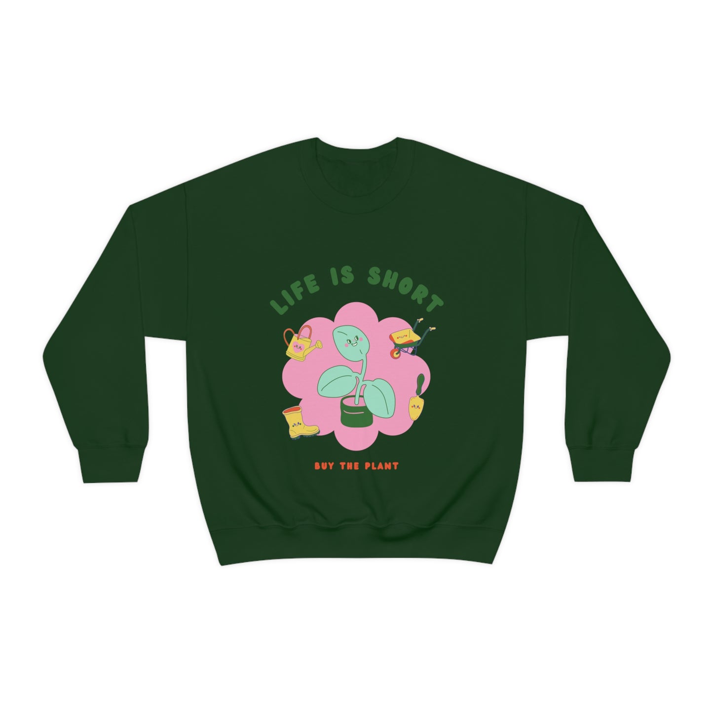 Life Is Short Unisex Crewneck