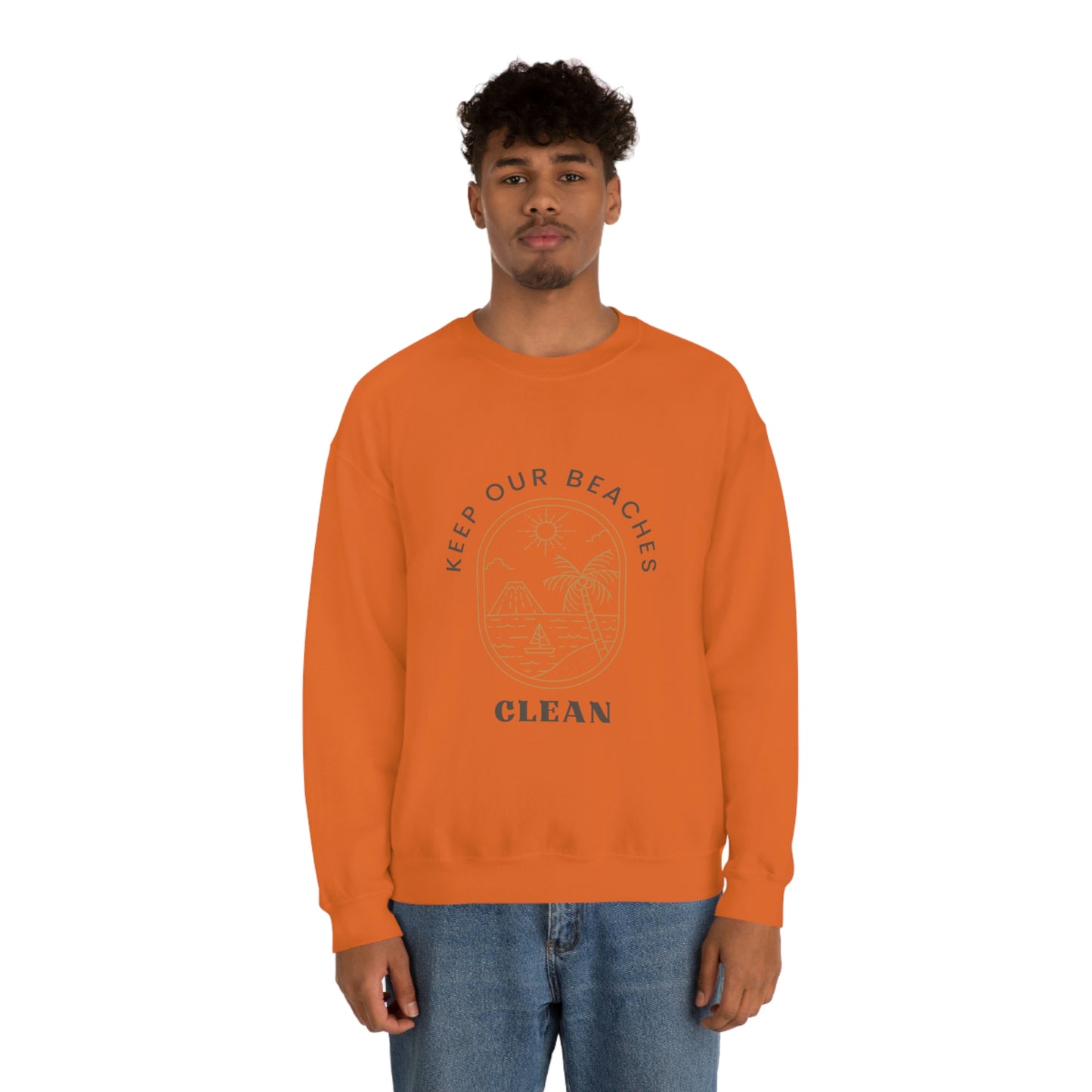 Clean Beaches Unisex Crewneck