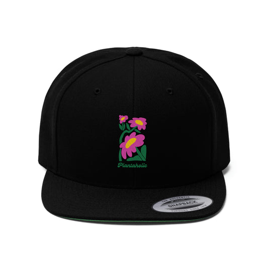 Plantaholic Unisex Flat Bill Hat