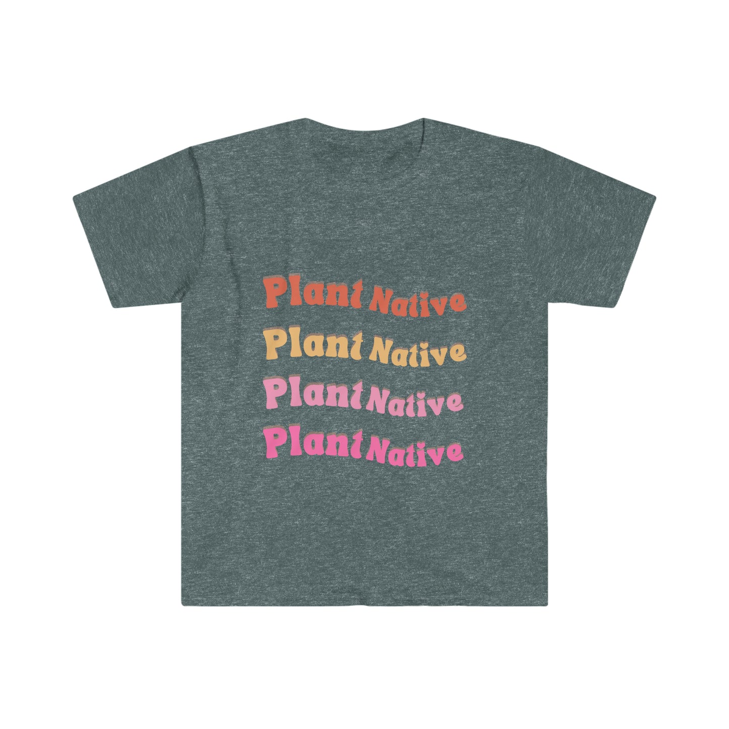 Plant Native Unisex Softstyle T-Shirt