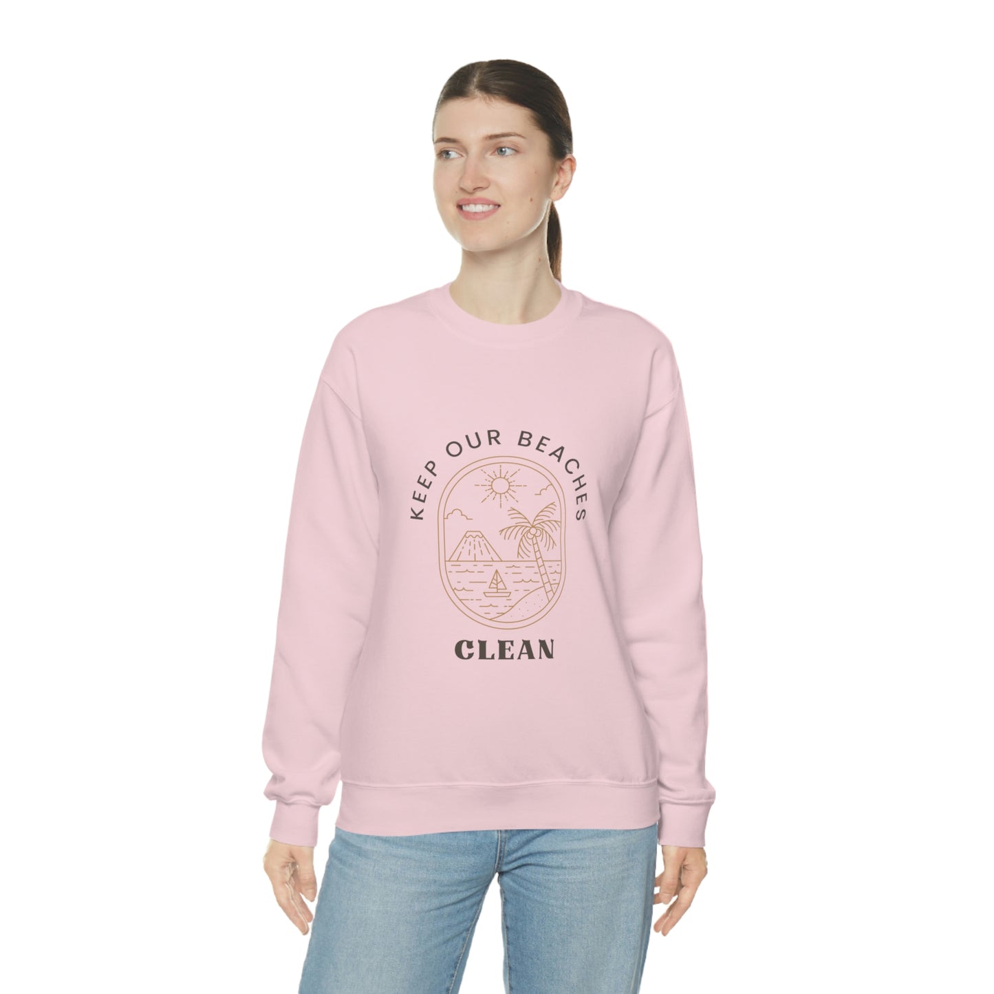 Clean Beaches Unisex Crewneck